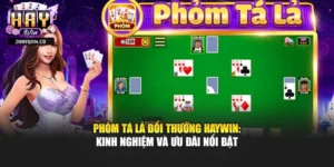 Phỏm Tá Lả Đổi Thưởng Haywin: Kinh Nghiệm Và Ưu Đãi Nổi Bật