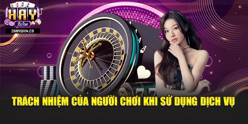 Trách nhiệm của người chơi khi sử dụng dịch vụ